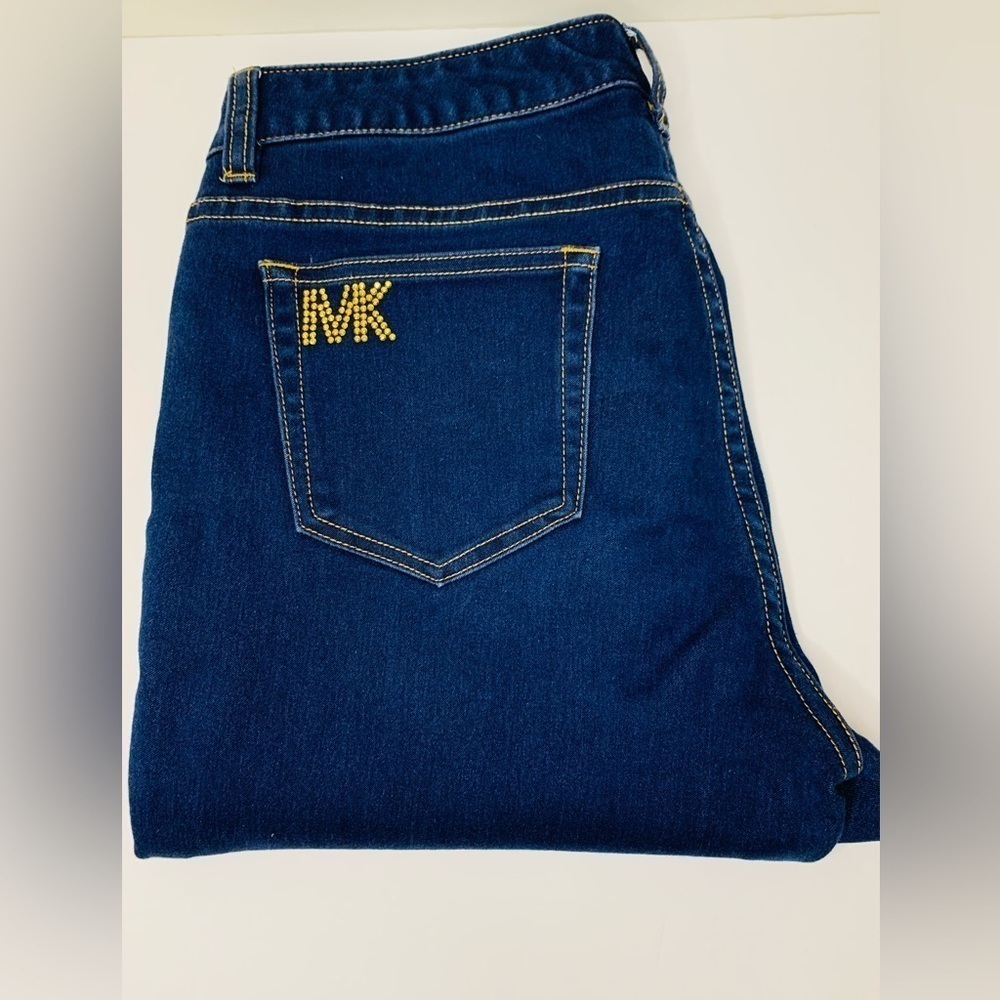 Micheal Kors Women’s Selma High Rise Dark Wash Skinny Straight Jeans Siz… - Picture 2 of 10